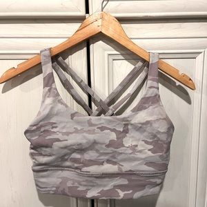 Lululemon Athletica | Energy Bra Long Line Ribbed Bra | Size 8
